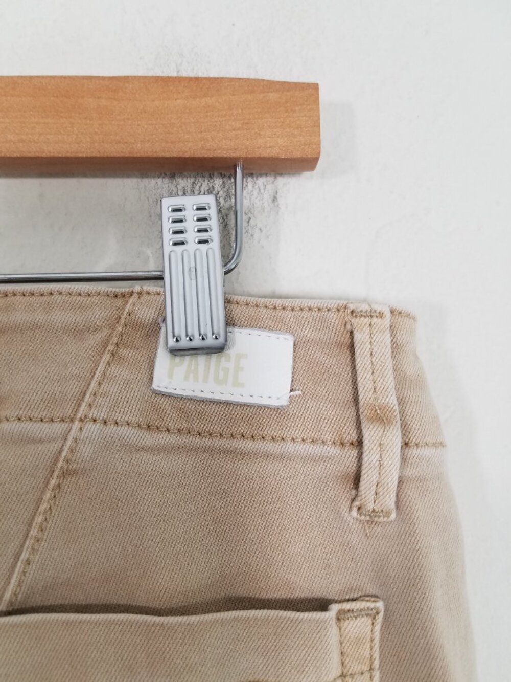 PAIGE Mayslie Jogger Super Stretch Crop Pants Zip Legs Size 30 - Picture 10 of 12
